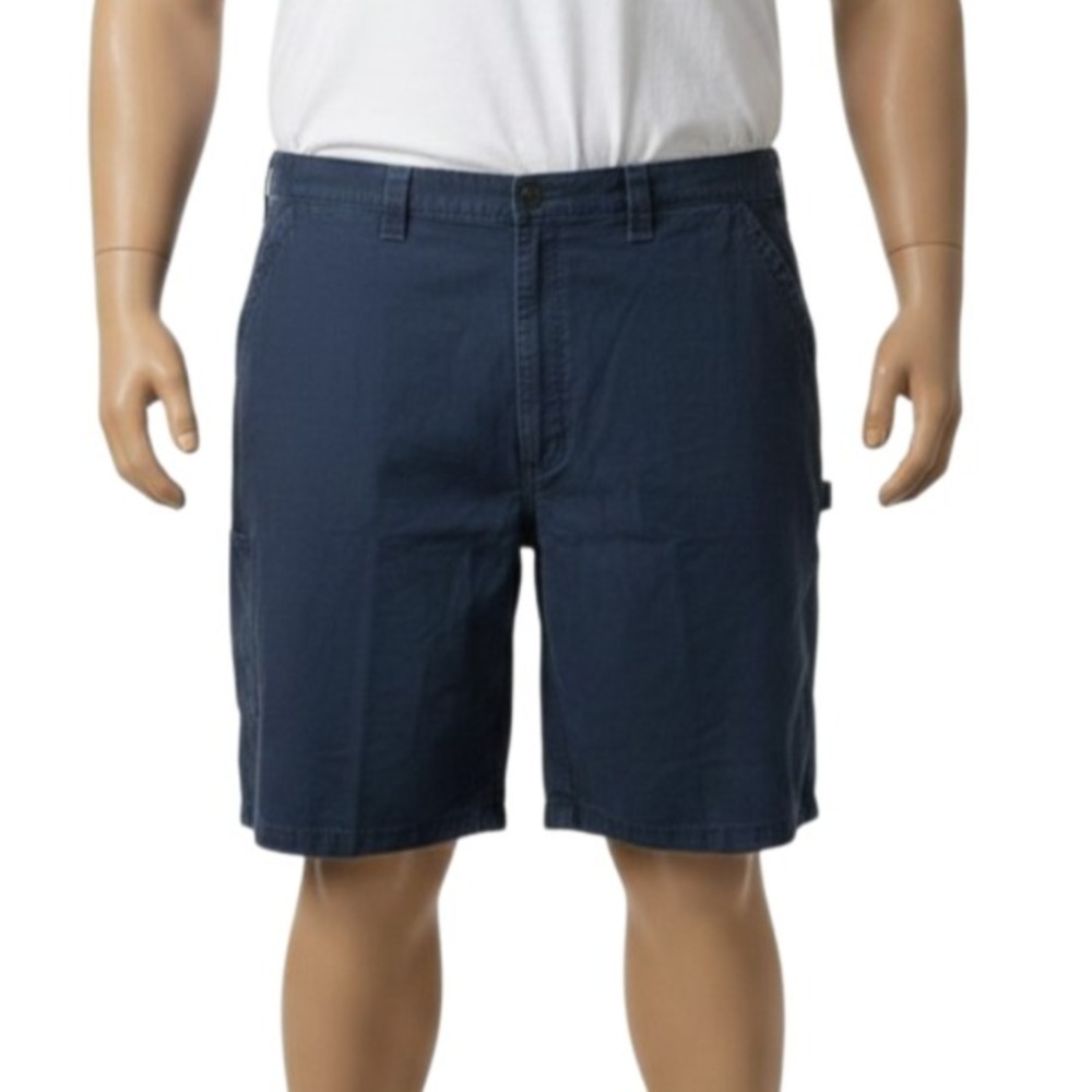 Carhartt B147 Canvas Carpenter Shorts Men 50 x 10 Navy Utility Work Big & Tall